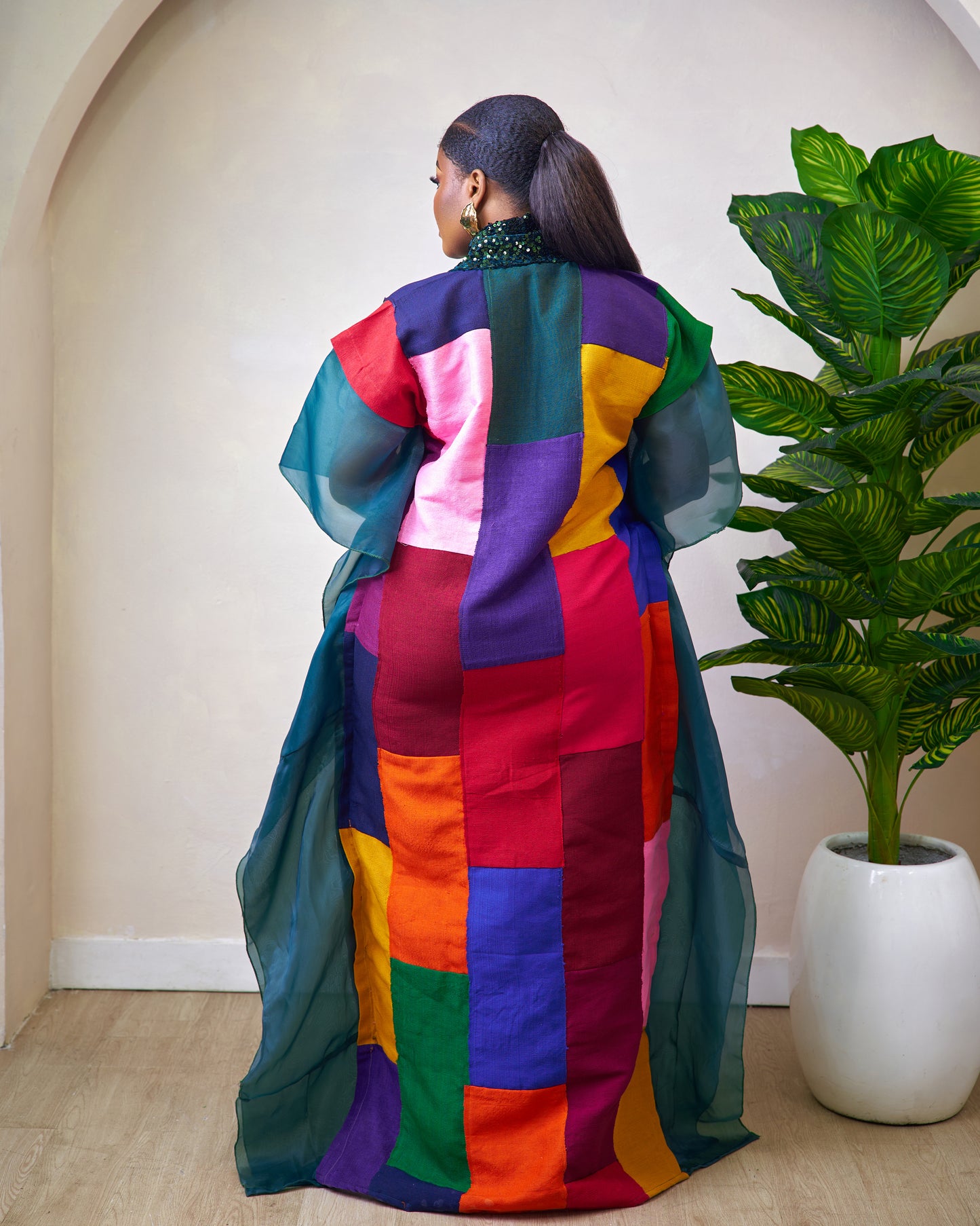 Adeyosola Aso Oke and Sequins Dress