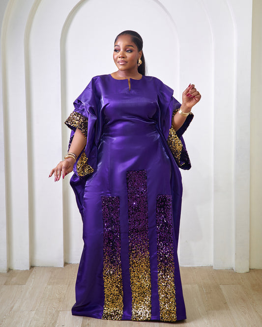 Ayotide Purple Mercury Mikado and Sequence African Boubou