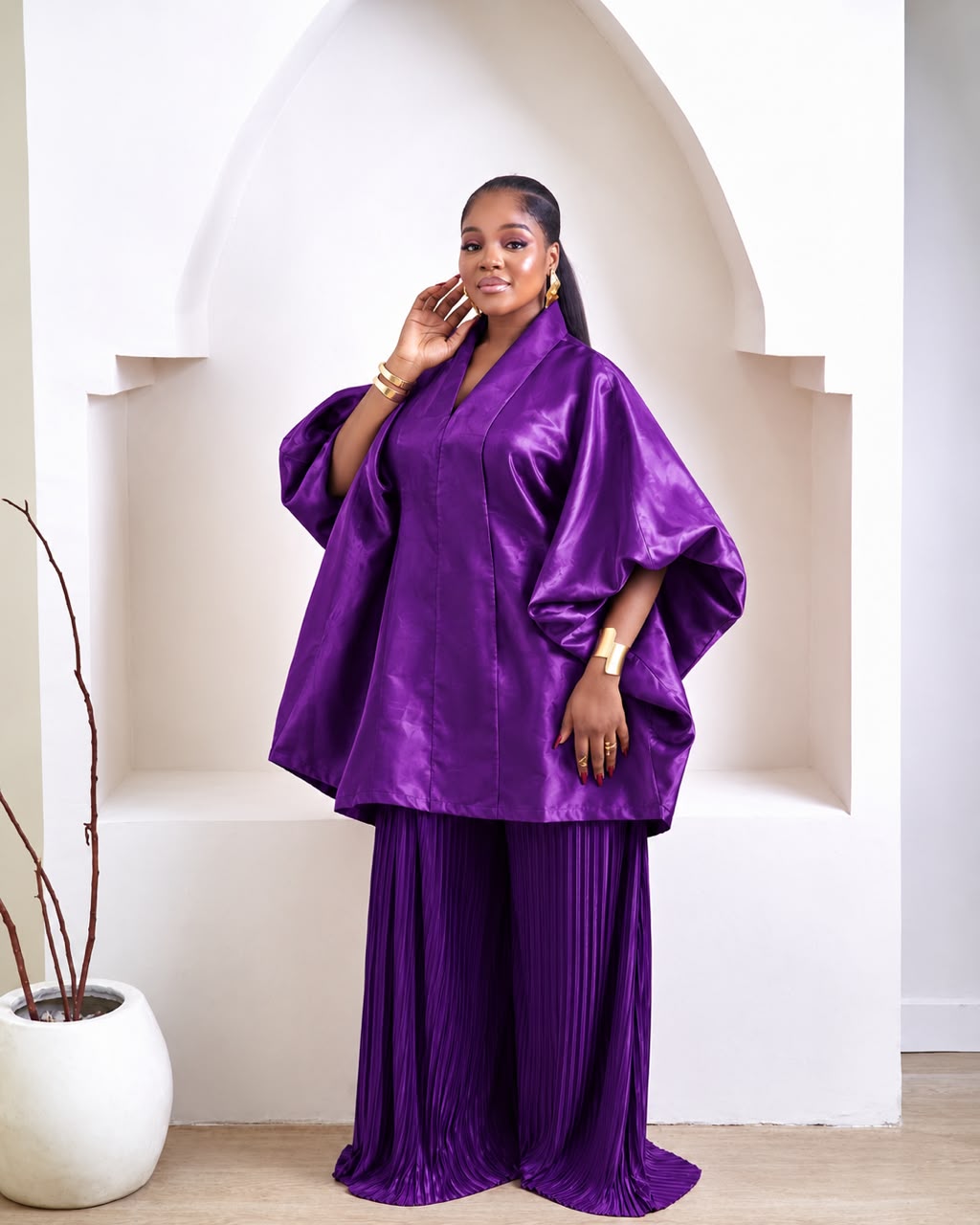 Kyau Two-Piece African Pant Set