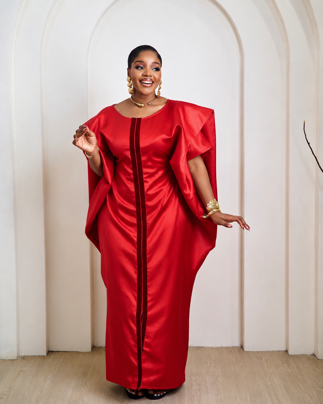Aderonke Red African Boubou