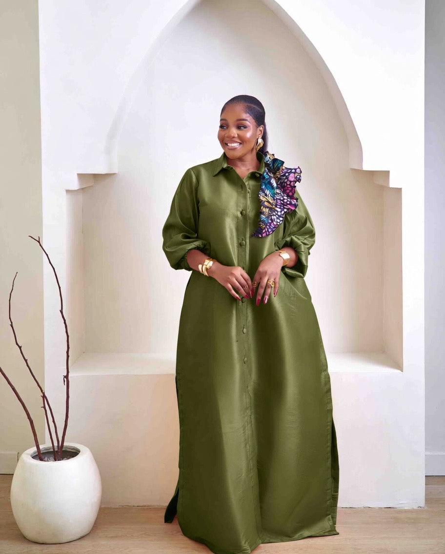 Adanna Lux African Elegant Maxi Dress