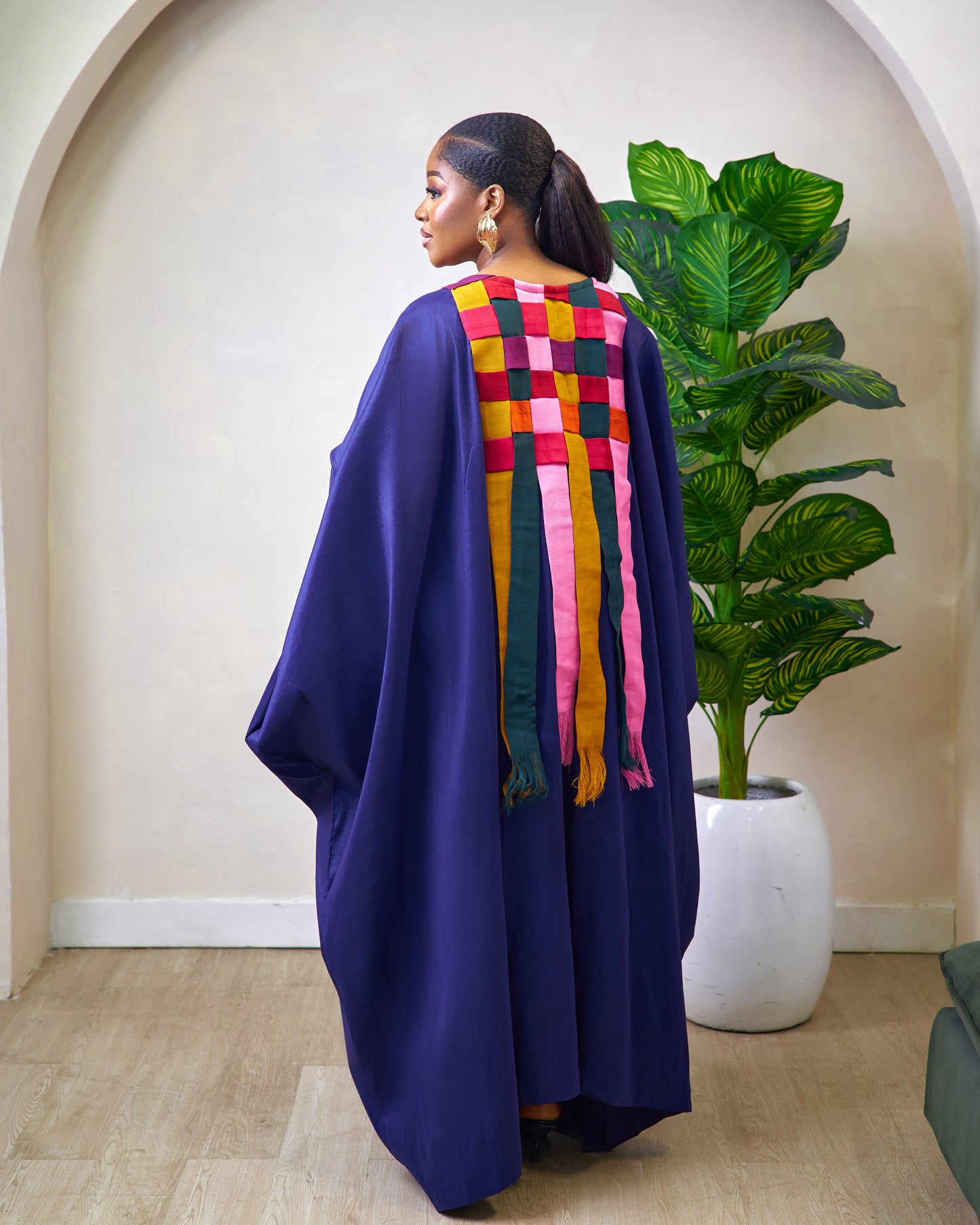 Njeri midnight blue african boubou