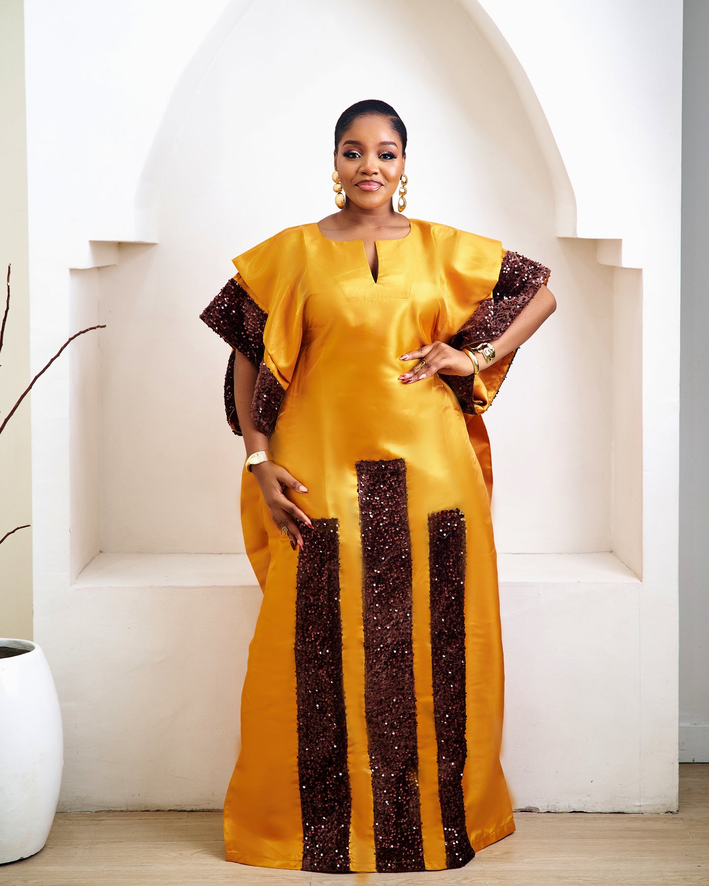 Amani Golden Mikado and Sequence African Boubou