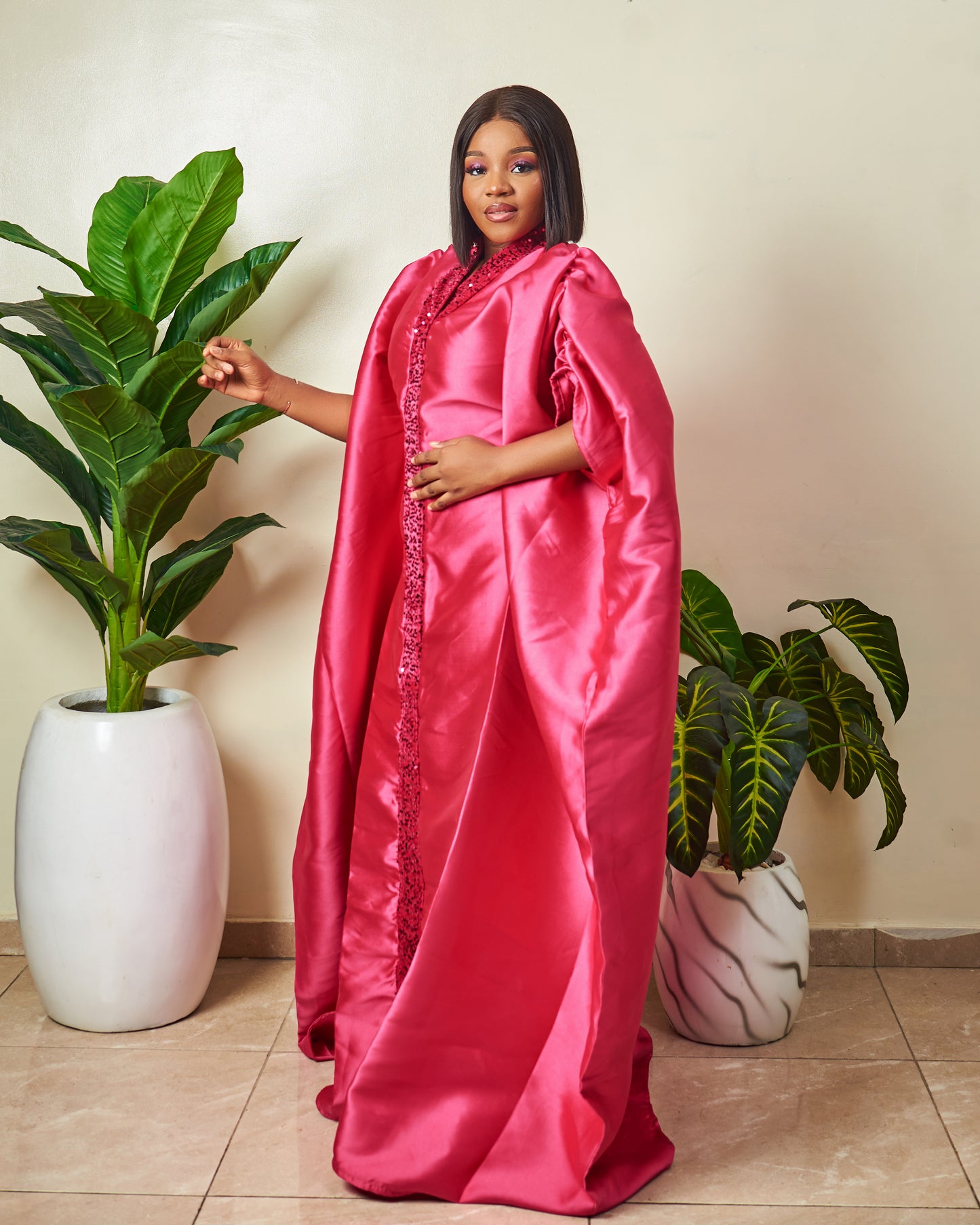 Adama sequence african boubou dress