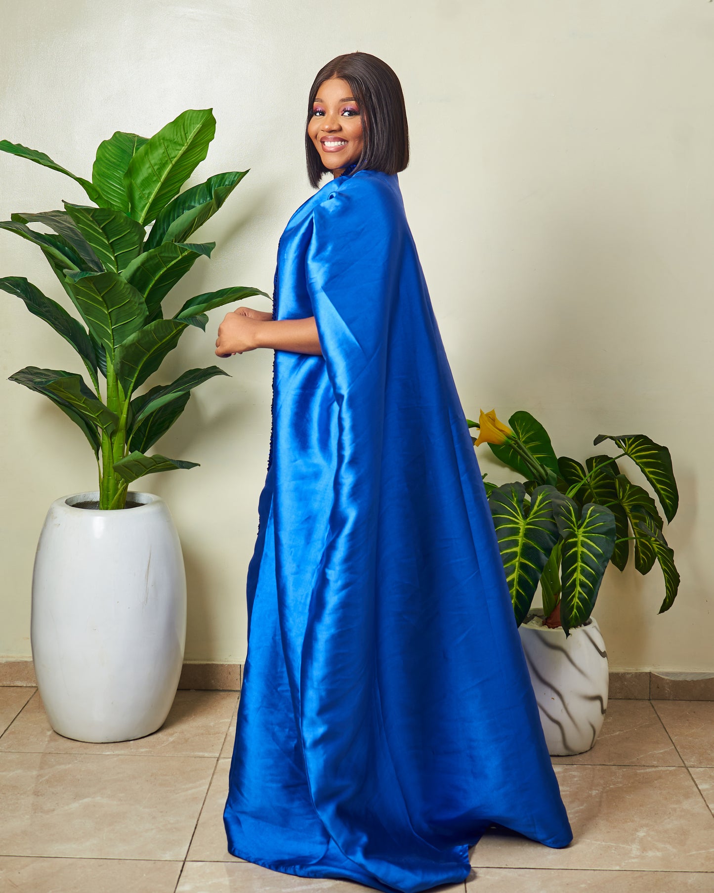 Amara shining sequence African Boubou dress