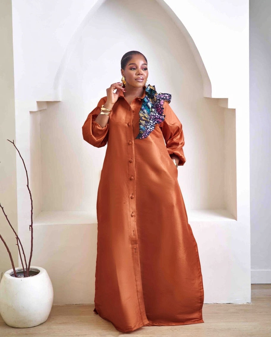 Adwubi Lux African Elegant Maxi Dress