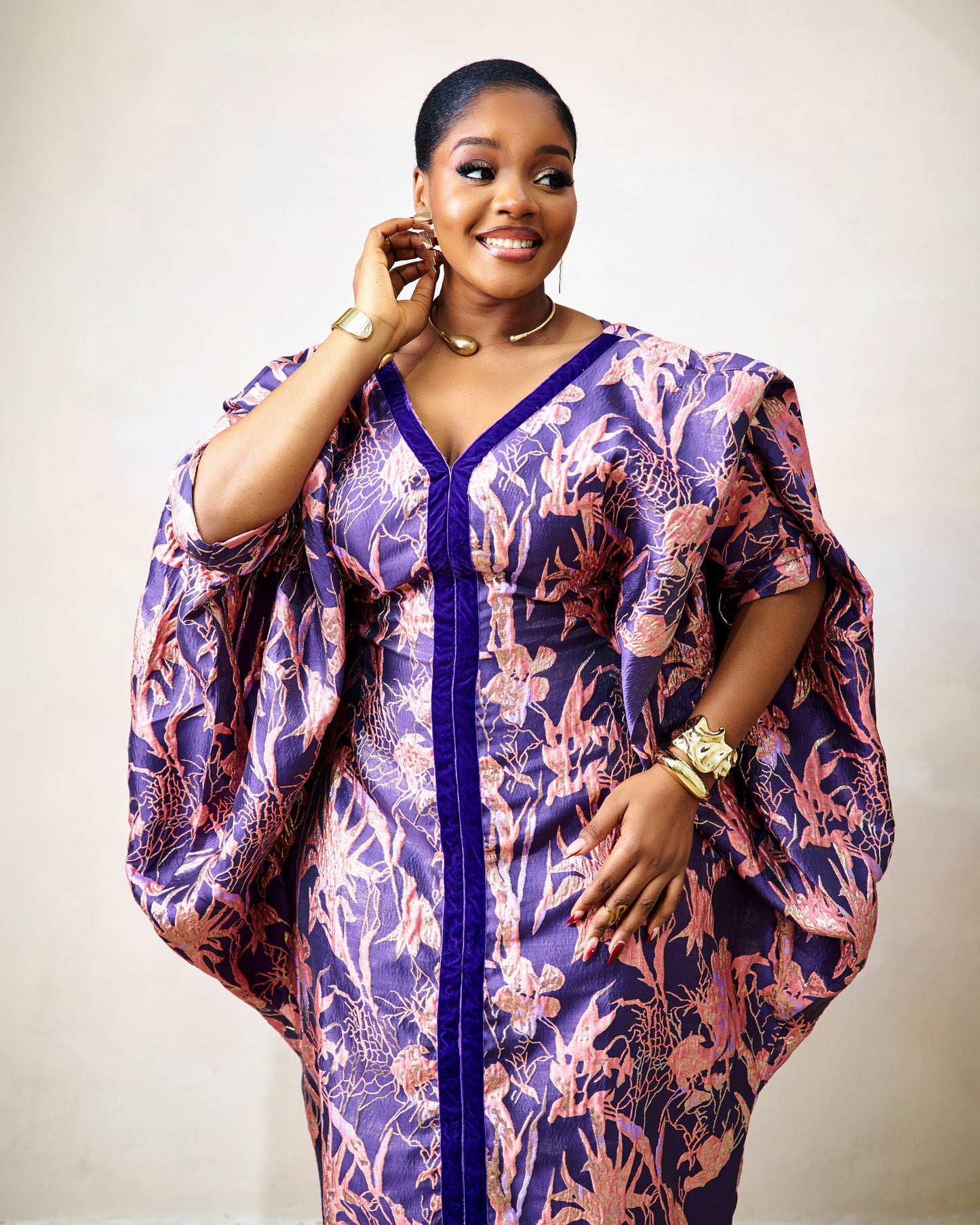 Fahari African Brocade Boubou