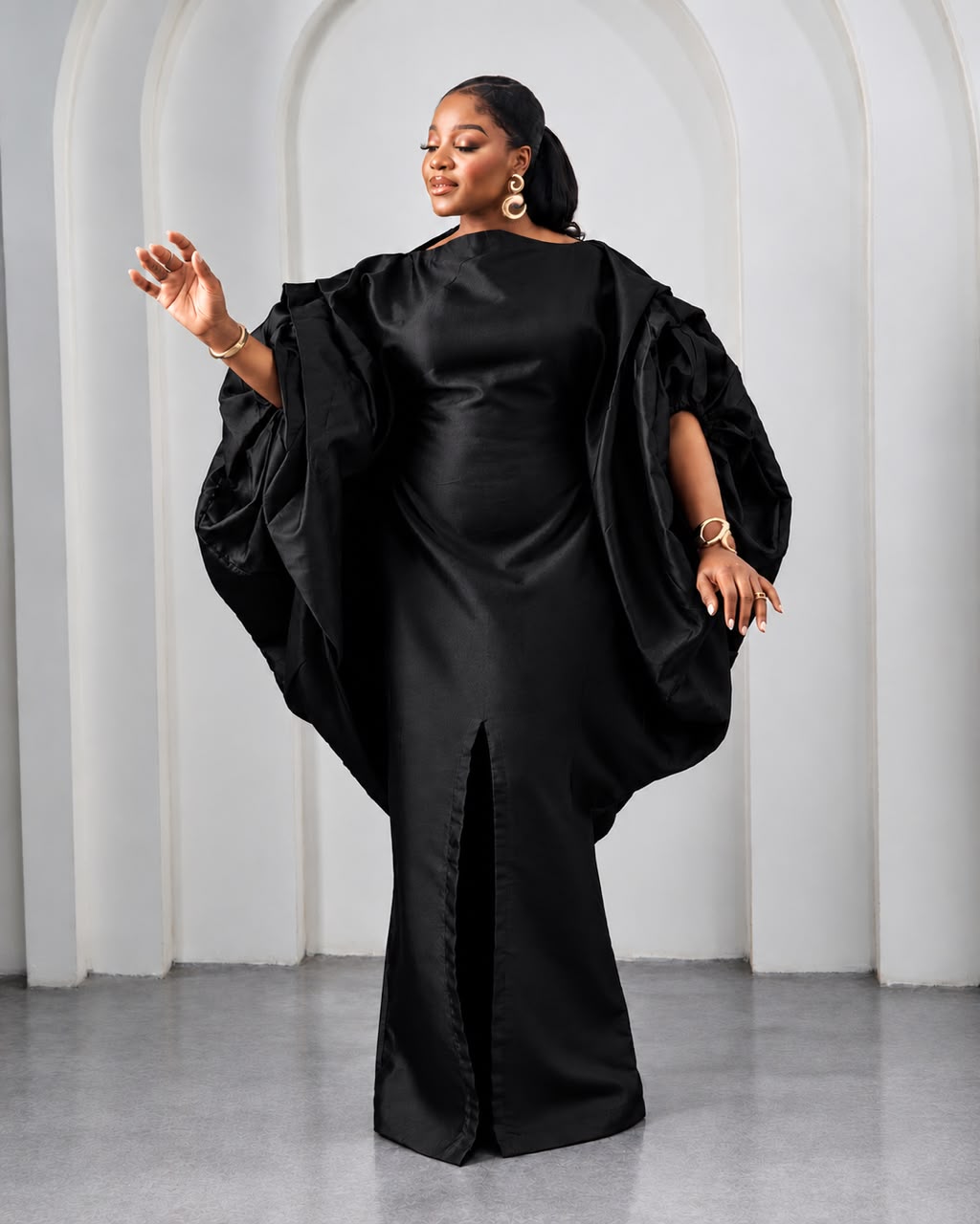 Seka Black African Maxi Boubou