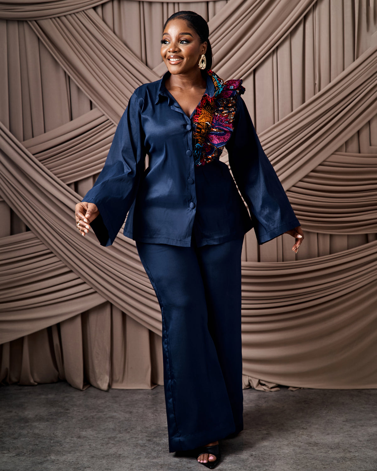 Awa Two-Piece African Pant Set