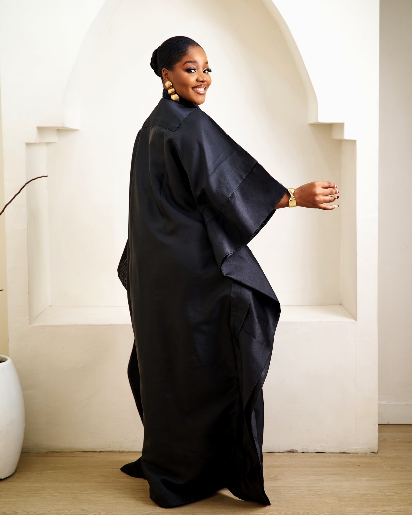 Amahle Black Mikado African Boubou