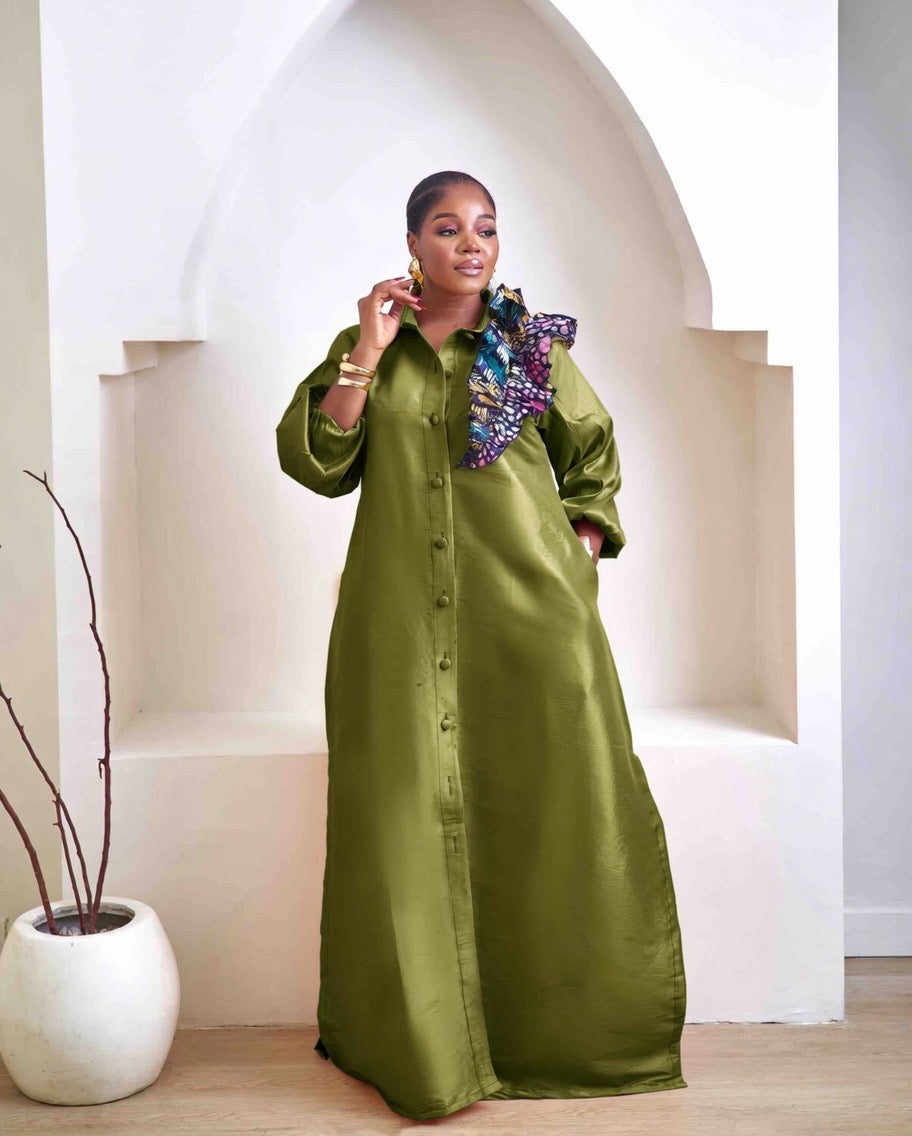 Adanna Lux African Elegant Maxi Dress