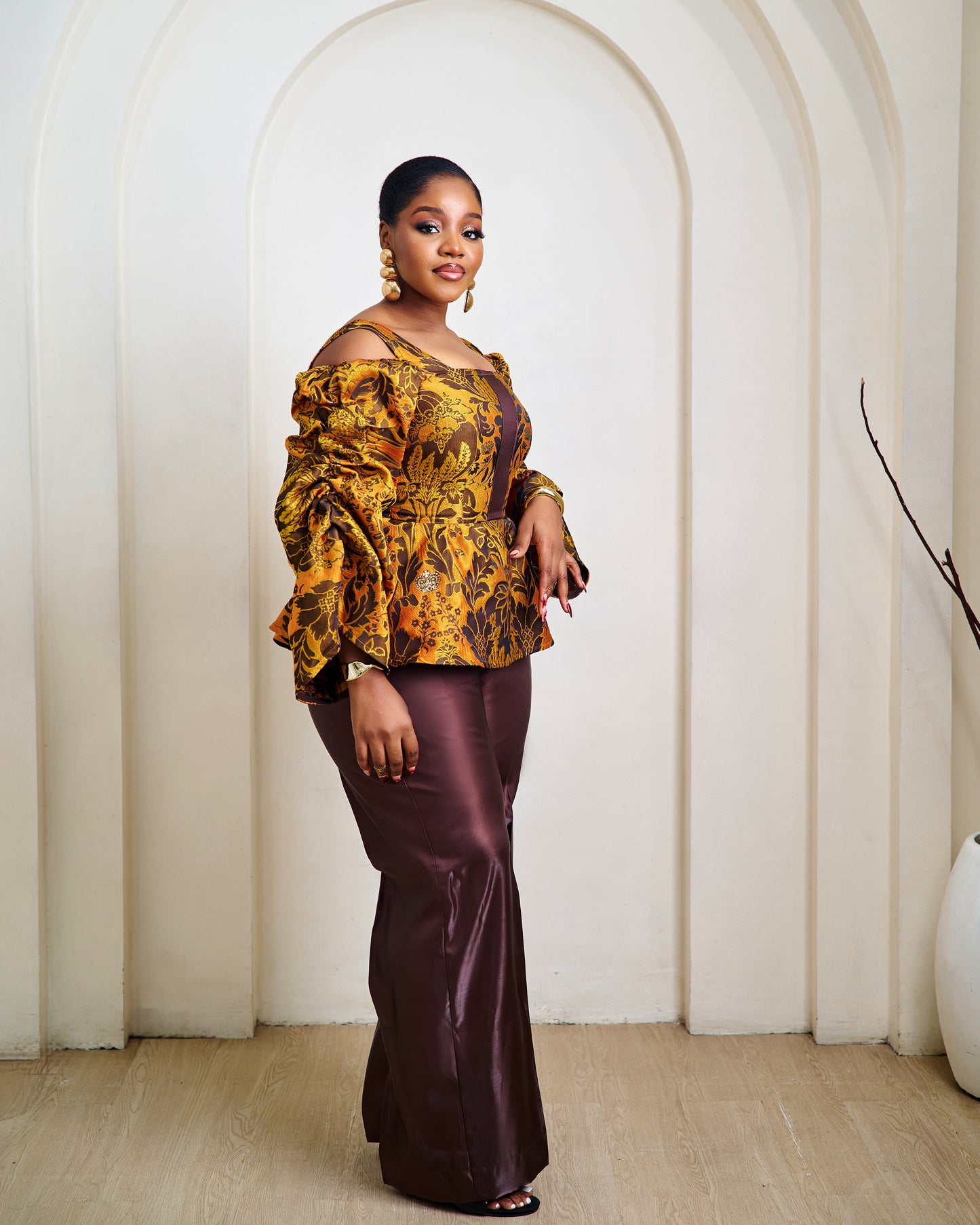 Dahlia Two-piece African Pant Set