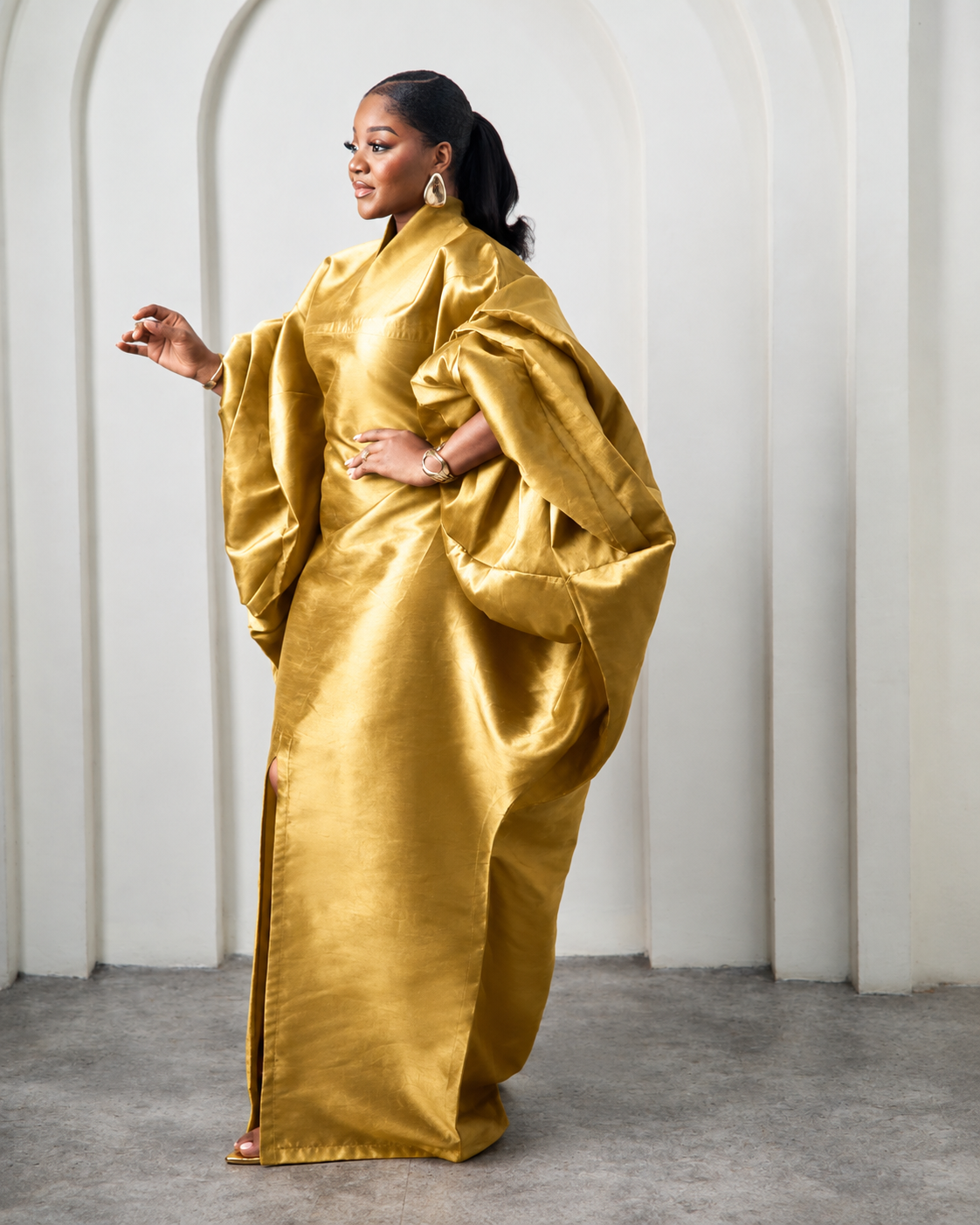 Eshe Gold Luxury African Boubou