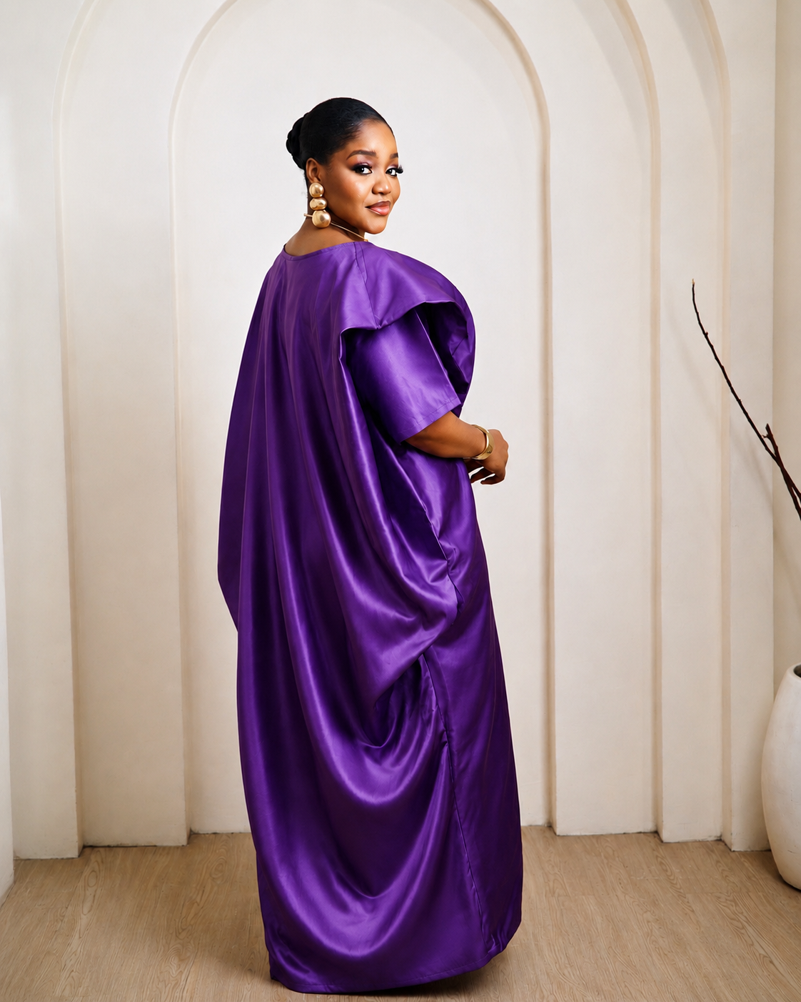 Sade Purple African Boubou