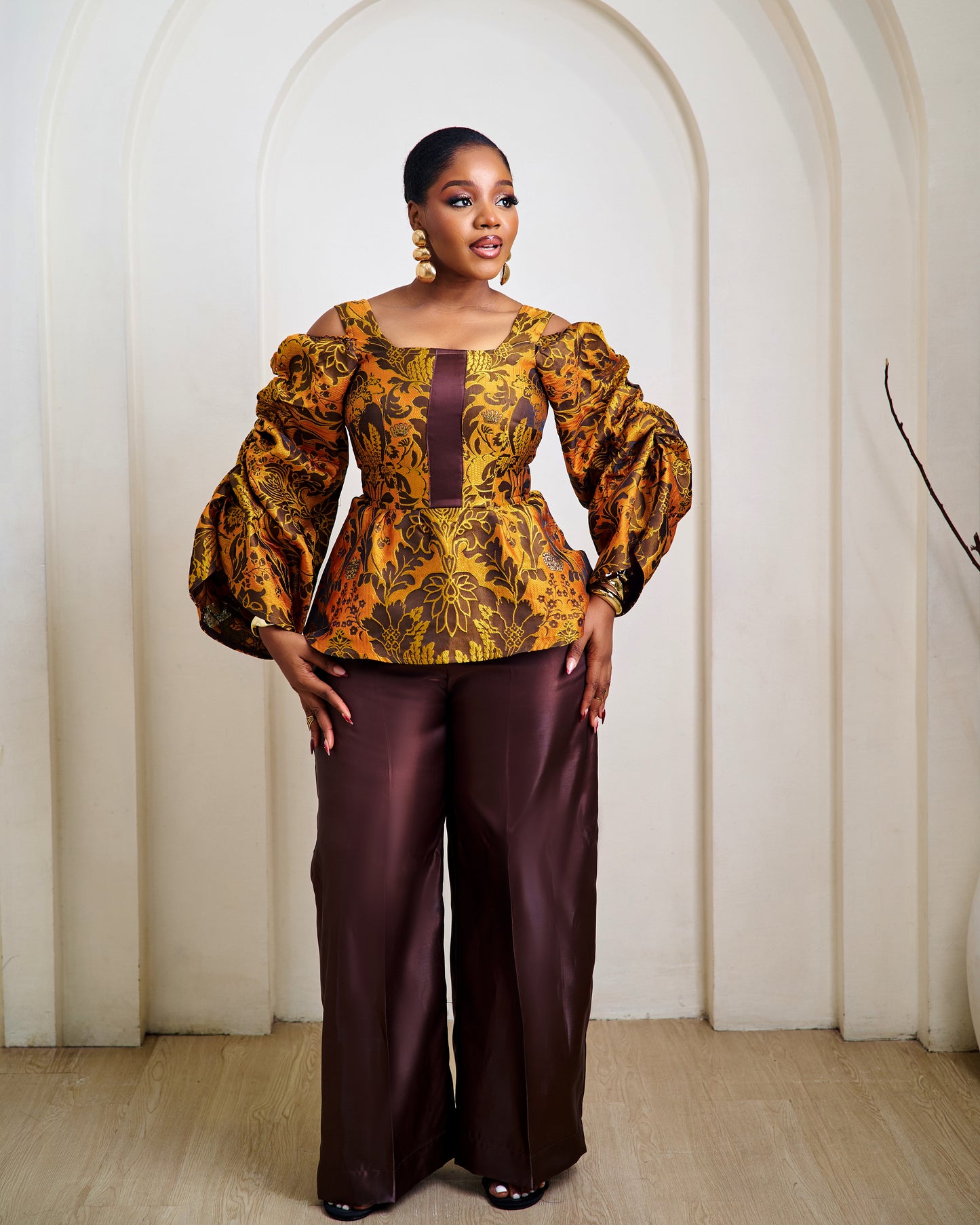 Dahlia Two-piece African Pant Set