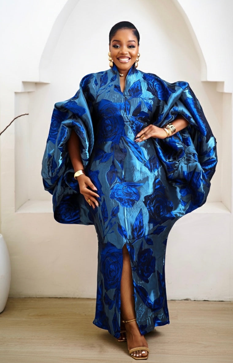 Emerald Luxury African Brocade Boubou