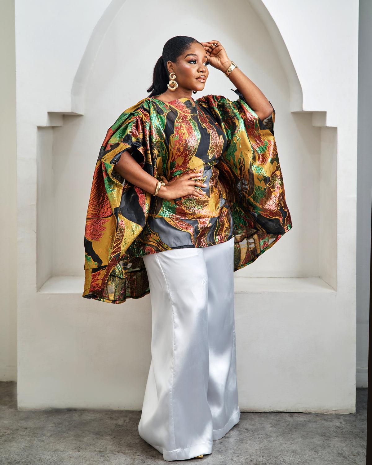 Busisiwe Two-Piece African Print Pant Set