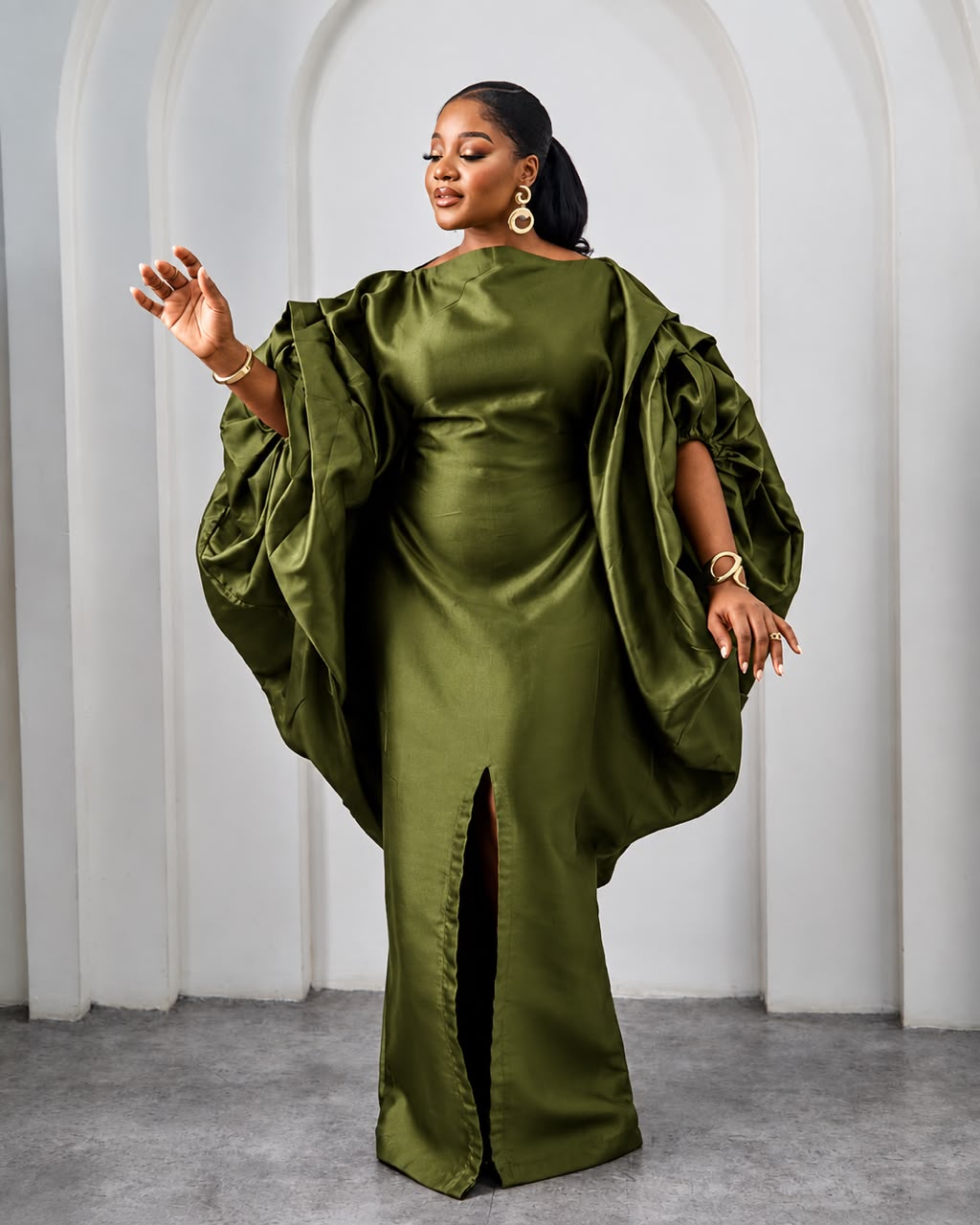Seka Olive African Maxi Boubou
