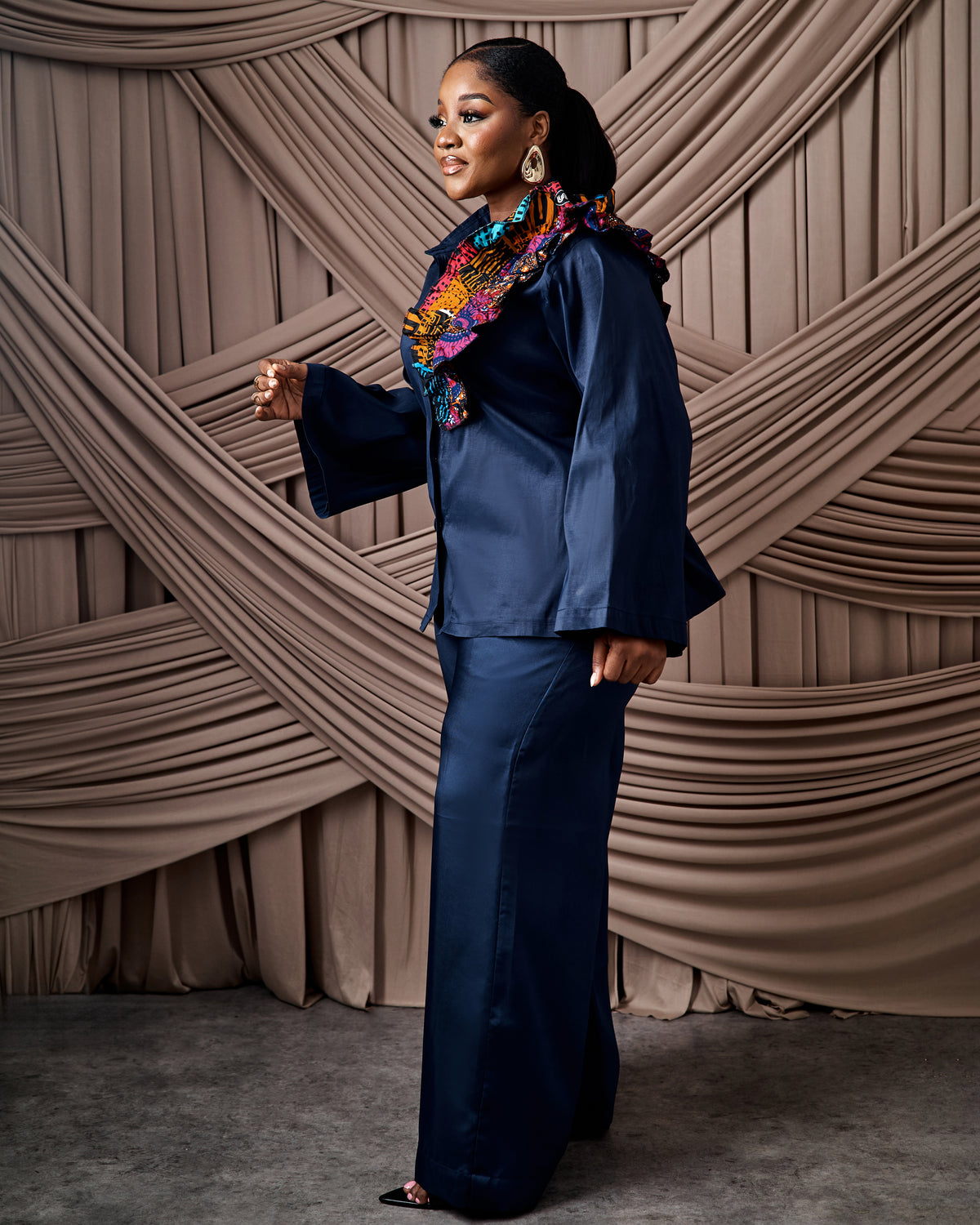 Awa Two-Piece African Pant Set