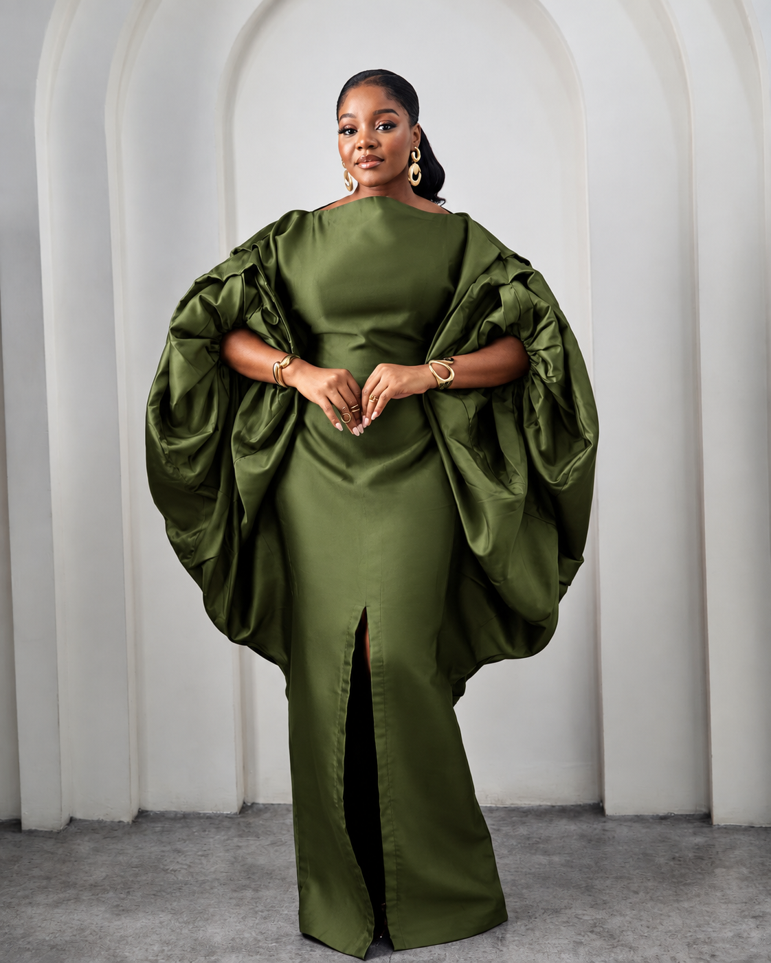 Seka Olive African Maxi Boubou