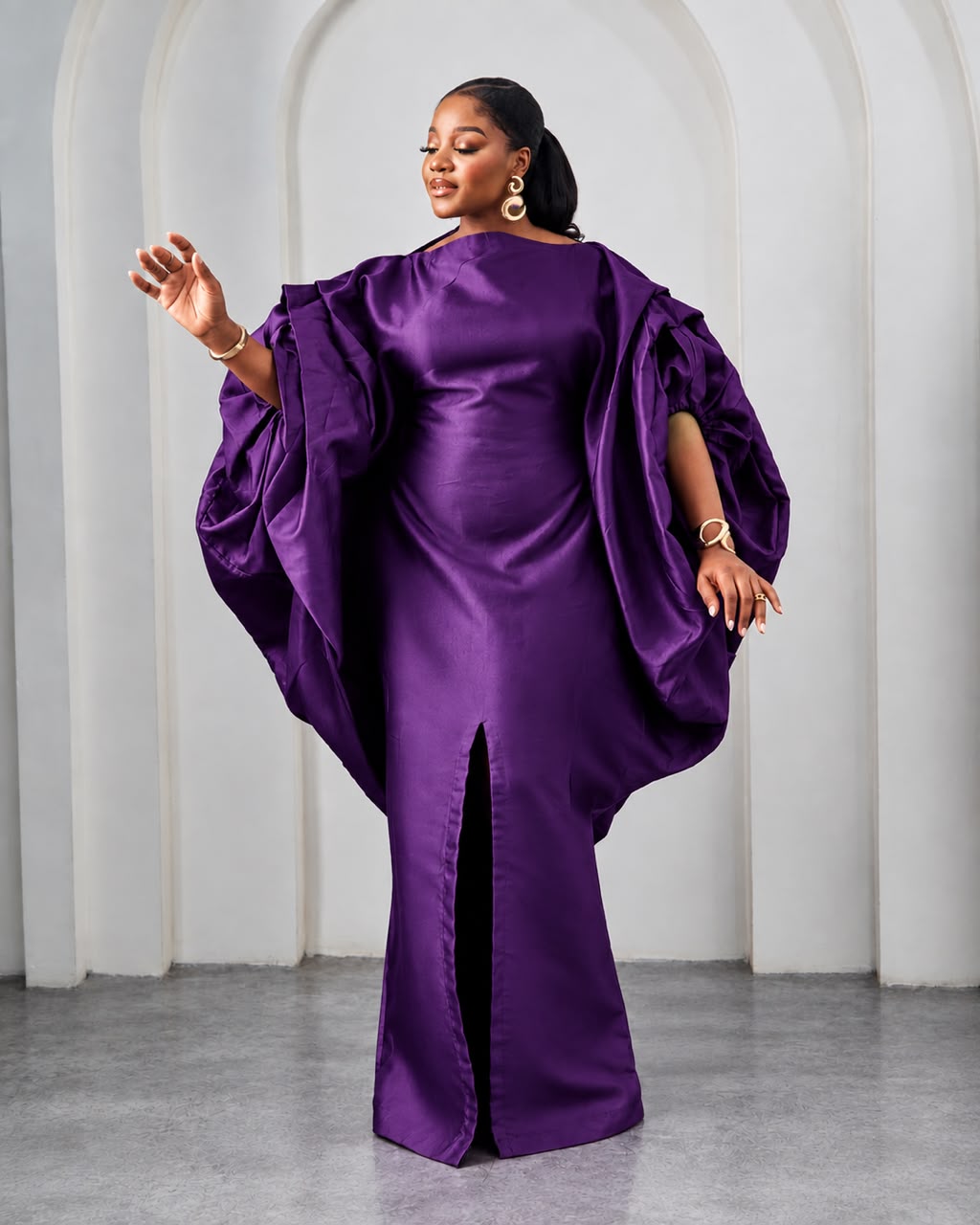 Seka Purple African Maxi Boubou