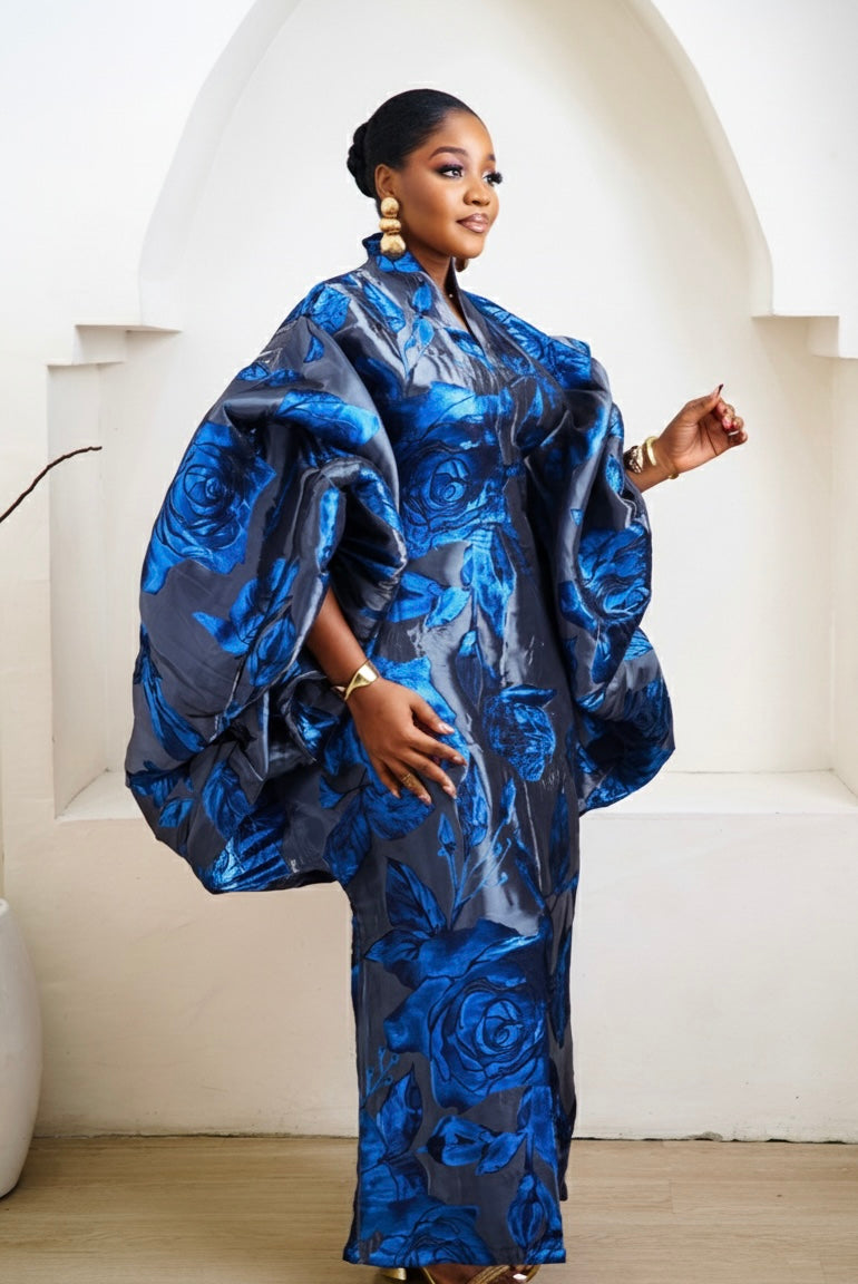 Emerald Luxury African Brocade Boubou