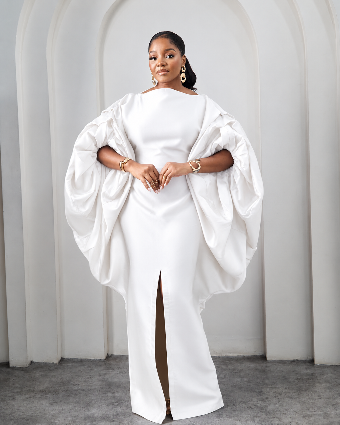 Seka White African Maxi Boubou