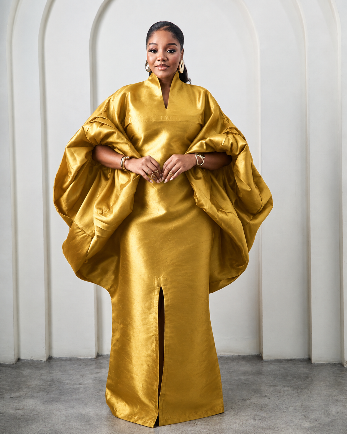Eshe Gold Luxury African Boubou