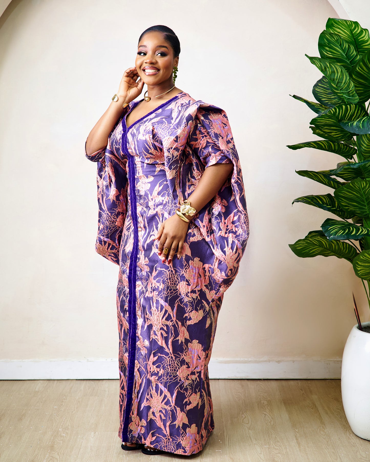 Fahari African Brocade Boubou