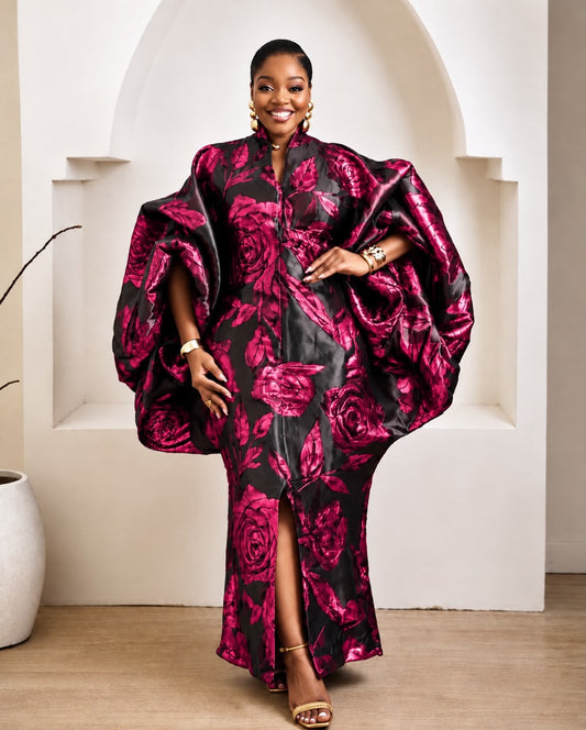 Leso Luxury African Brocade Boubou