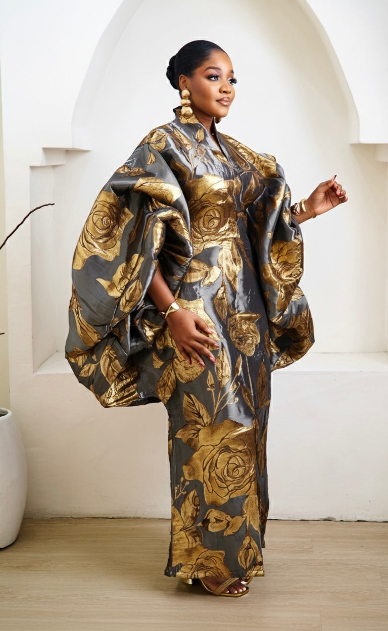 Wura Luxury African Brocade Boubou