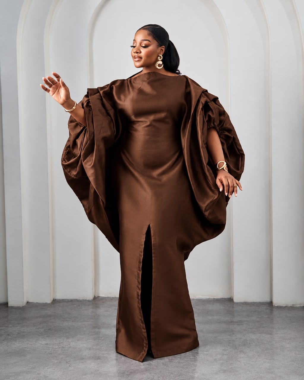 Seka Brown African Maxi Boubou