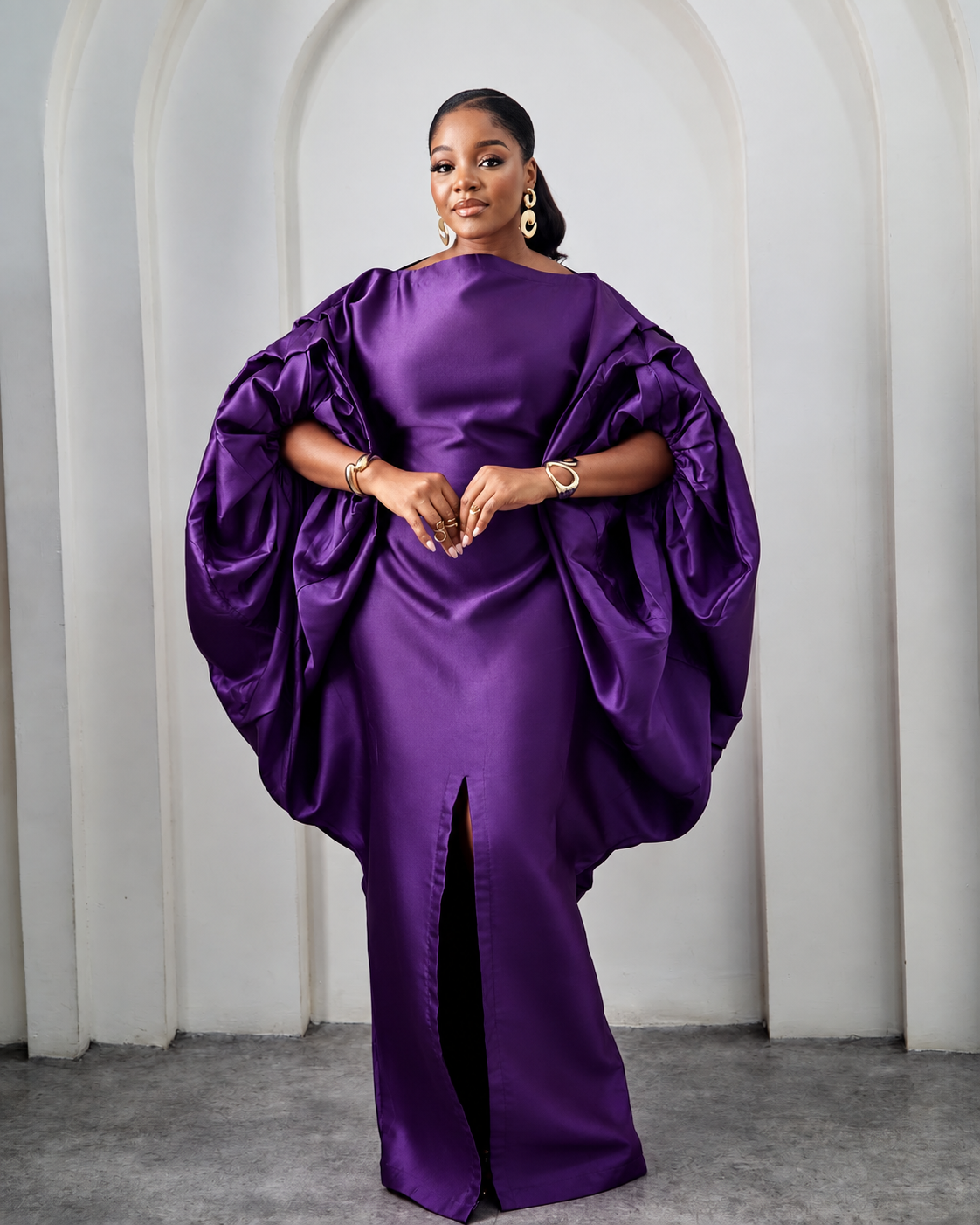 Seka Purple African Maxi Boubou