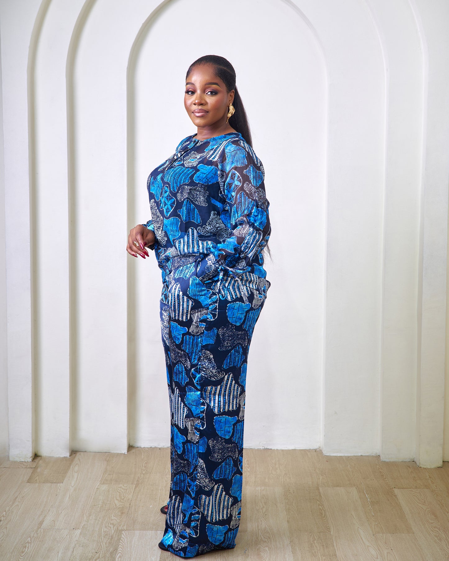 Fatima african print 2-piece pant set