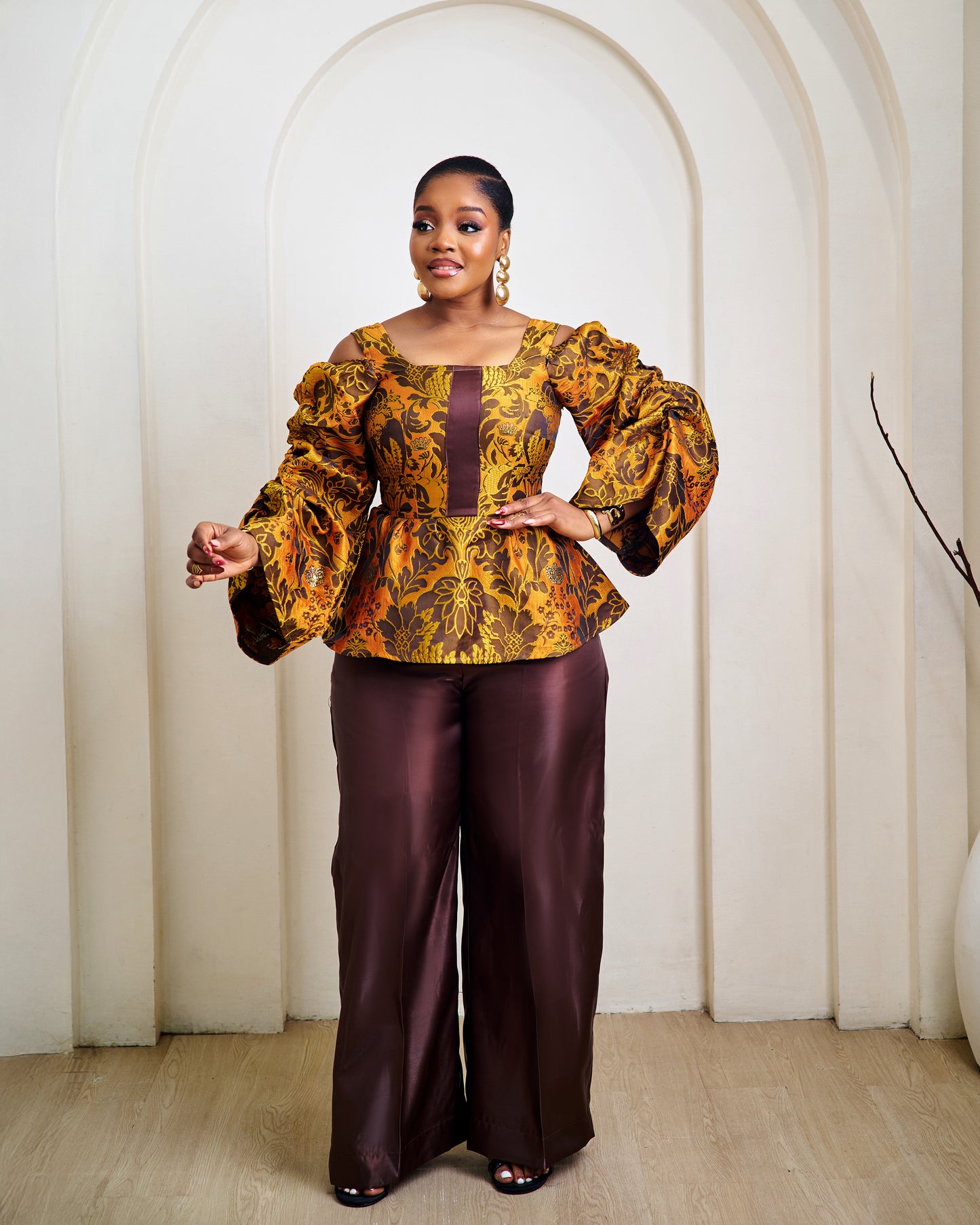 Dahlia Two-piece African Pant Set