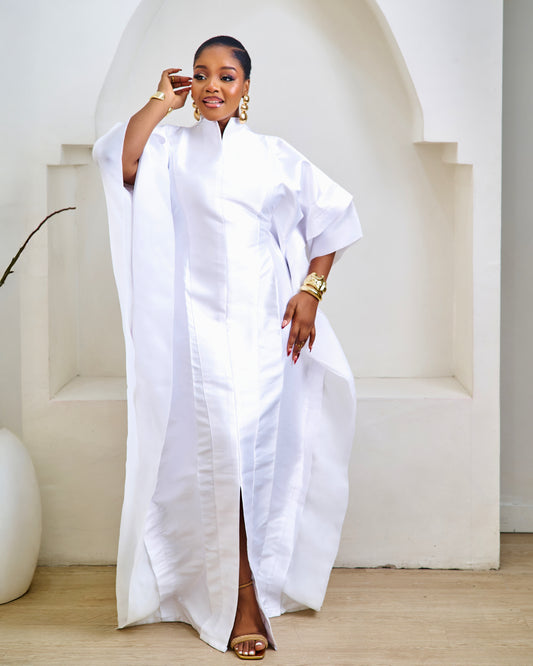 Imara White Mikado African Boubou