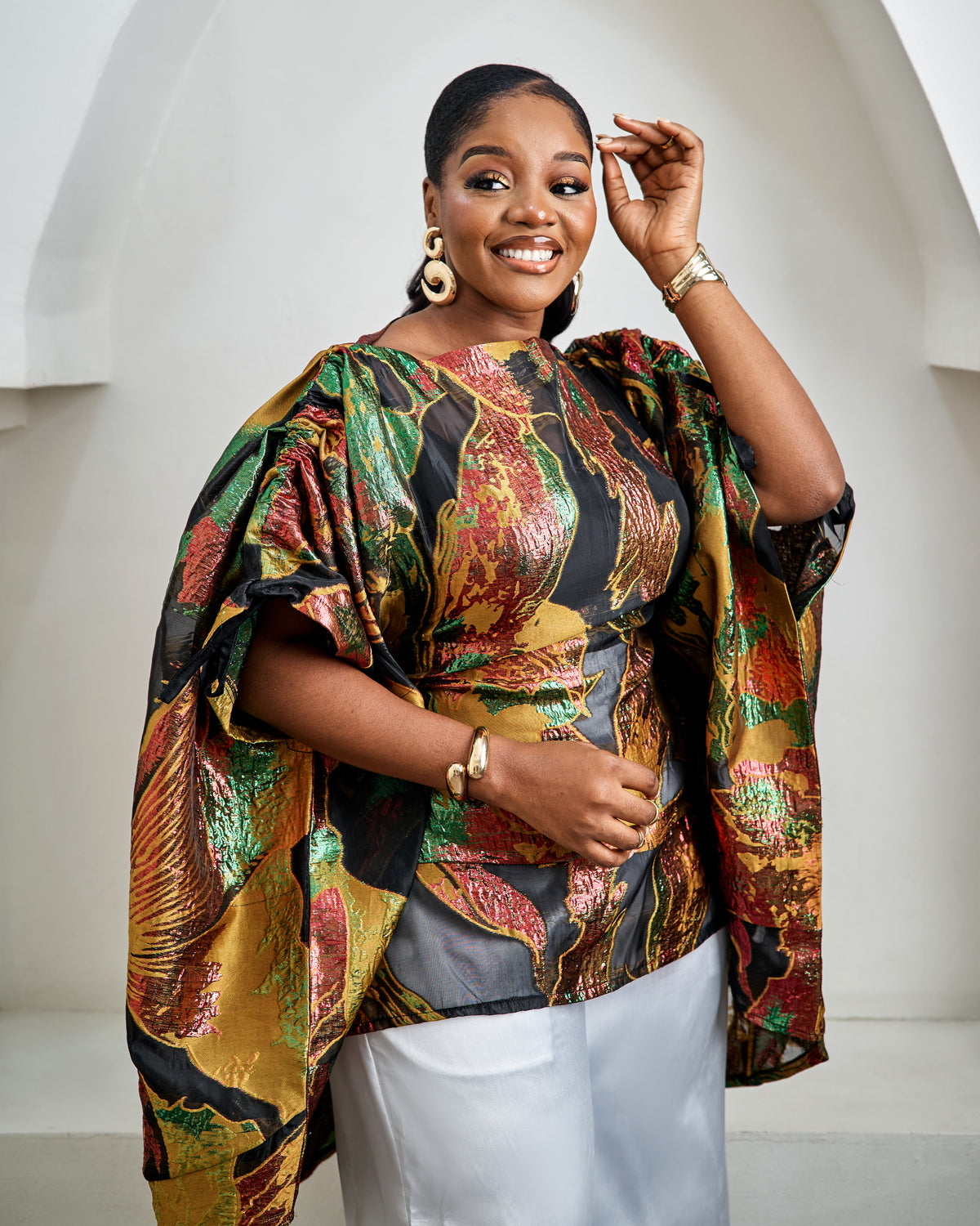 Busisiwe Two-Piece African Print Pant Set