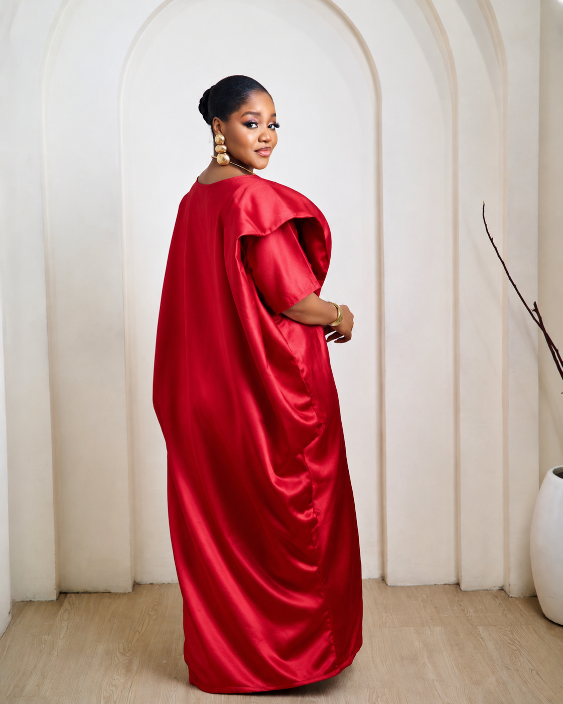 Aderonke Red African Boubou