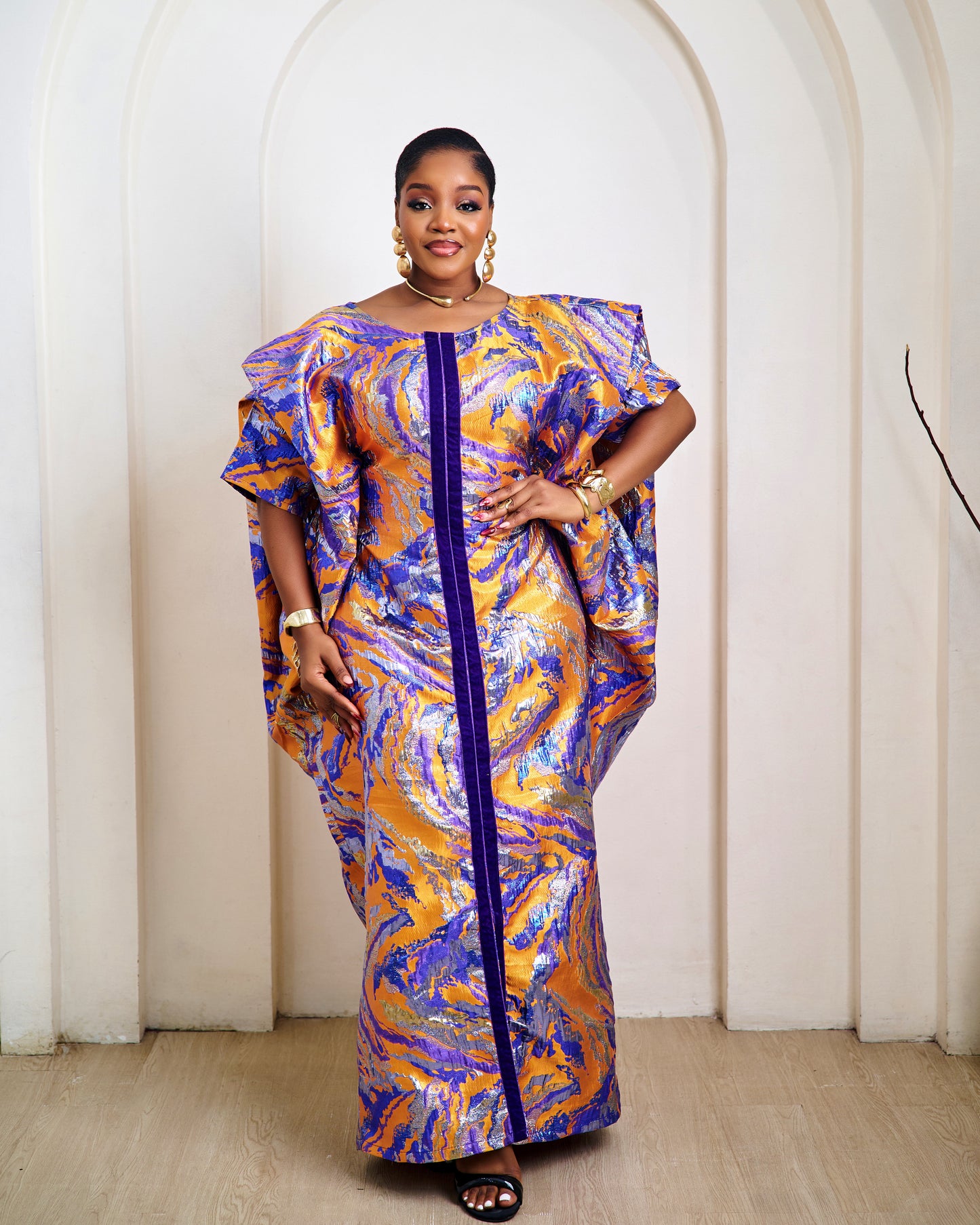 Uzuri African Brocade Boubou