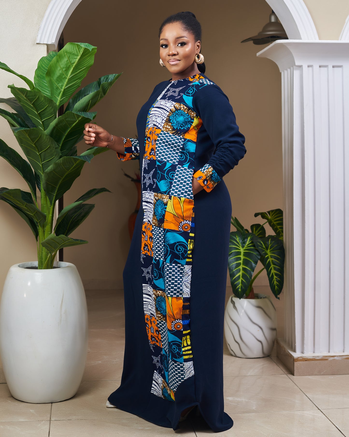 Glamorous Goddess African boubou full length dress