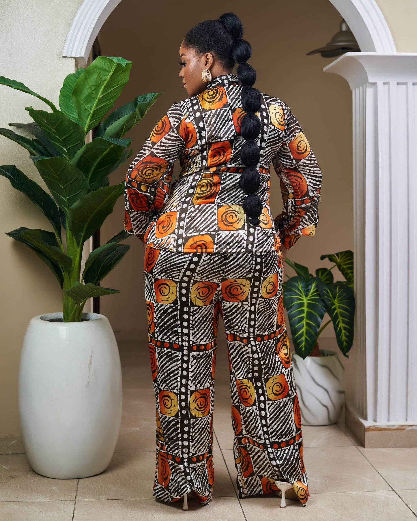 Delicate Damsel African chiffon pant set