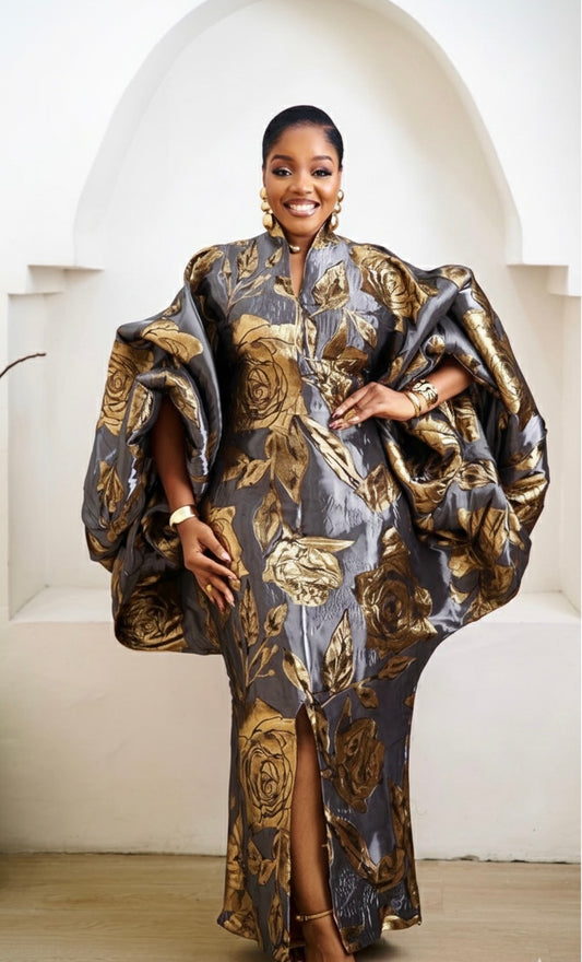 Wura Luxury African Brocade Boubou