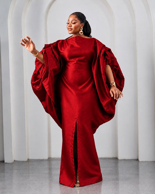 Seka Red African Maxi Boubou