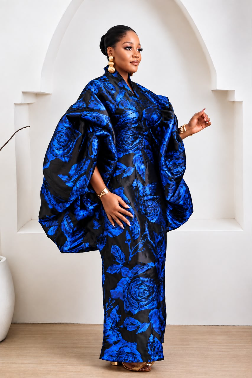 Emerald Luxury African Brocade Boubou