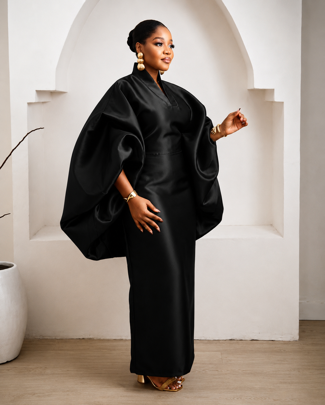 Eshe Black Luxury African Boubou