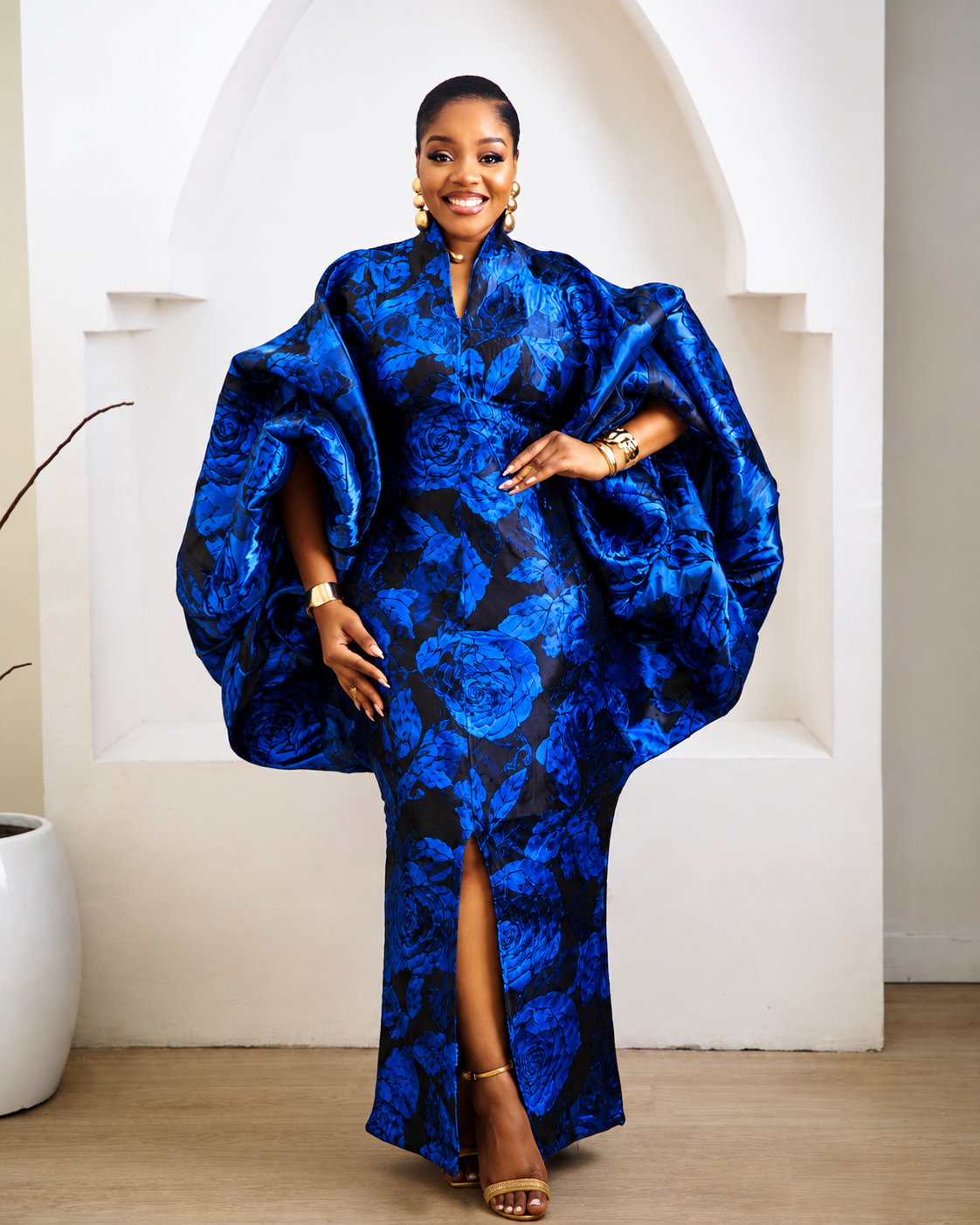 Emerald Luxury African Brocade Boubou