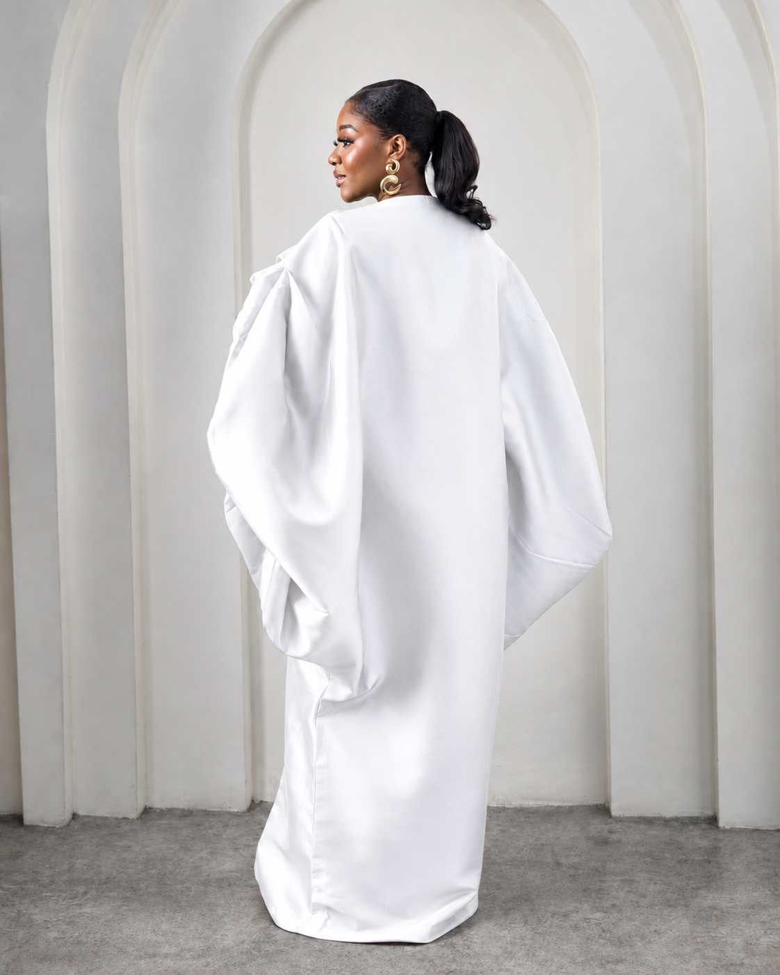 Seka White African Maxi Boubou