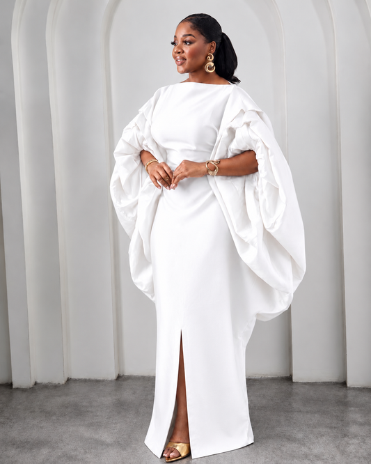 Seka White African Maxi Boubou