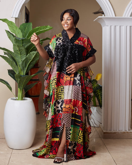 Abebi Women's African Print Boubou