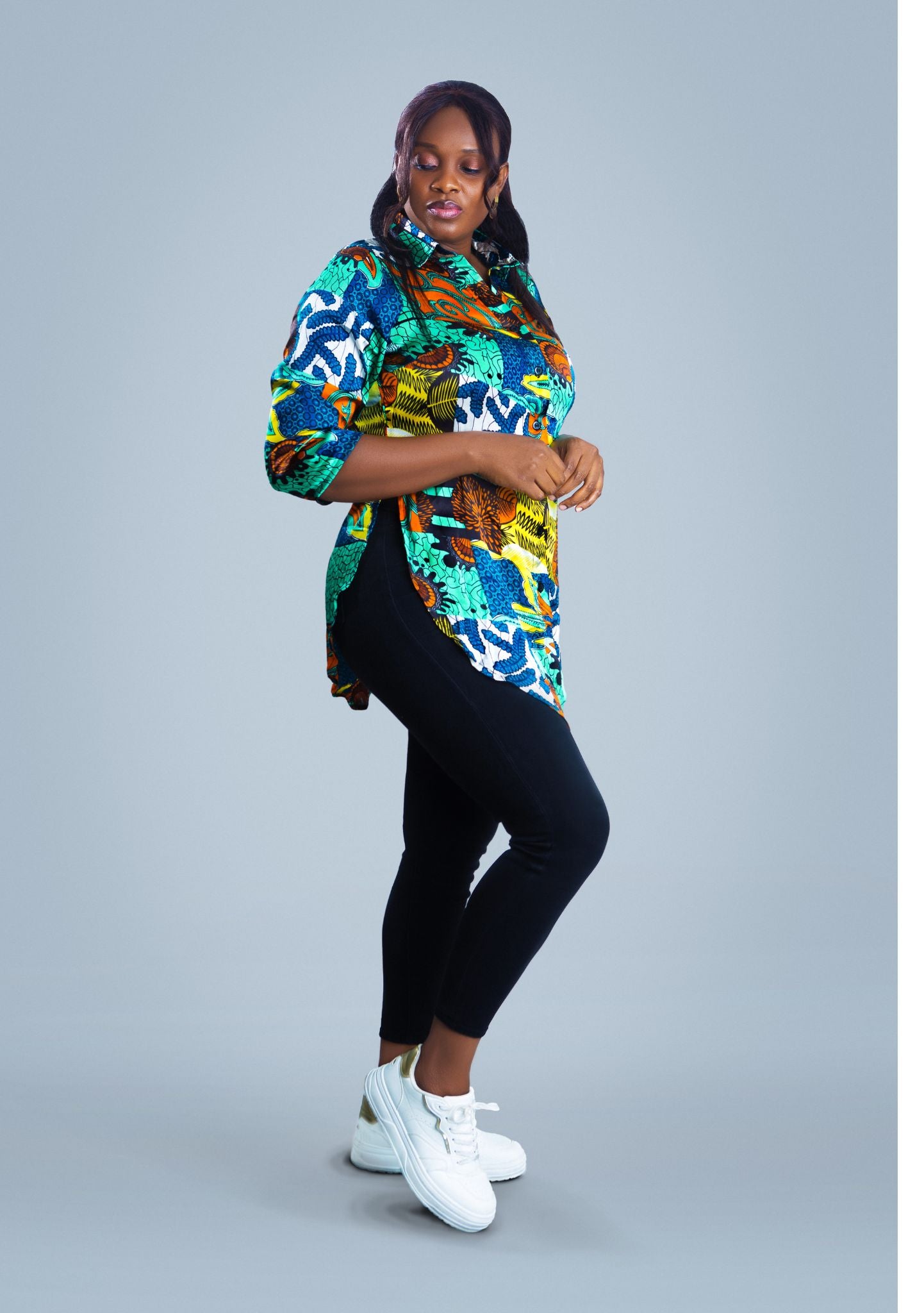 Dalia African Print top